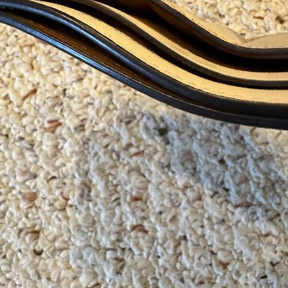 Coach Womens ID Slim Card Case Holder Wallet Linear Quilted Small Cream Travel - Picture 9 of 9